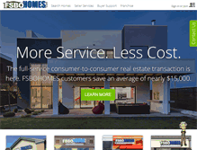 Tablet Screenshot of fsbohomes.com